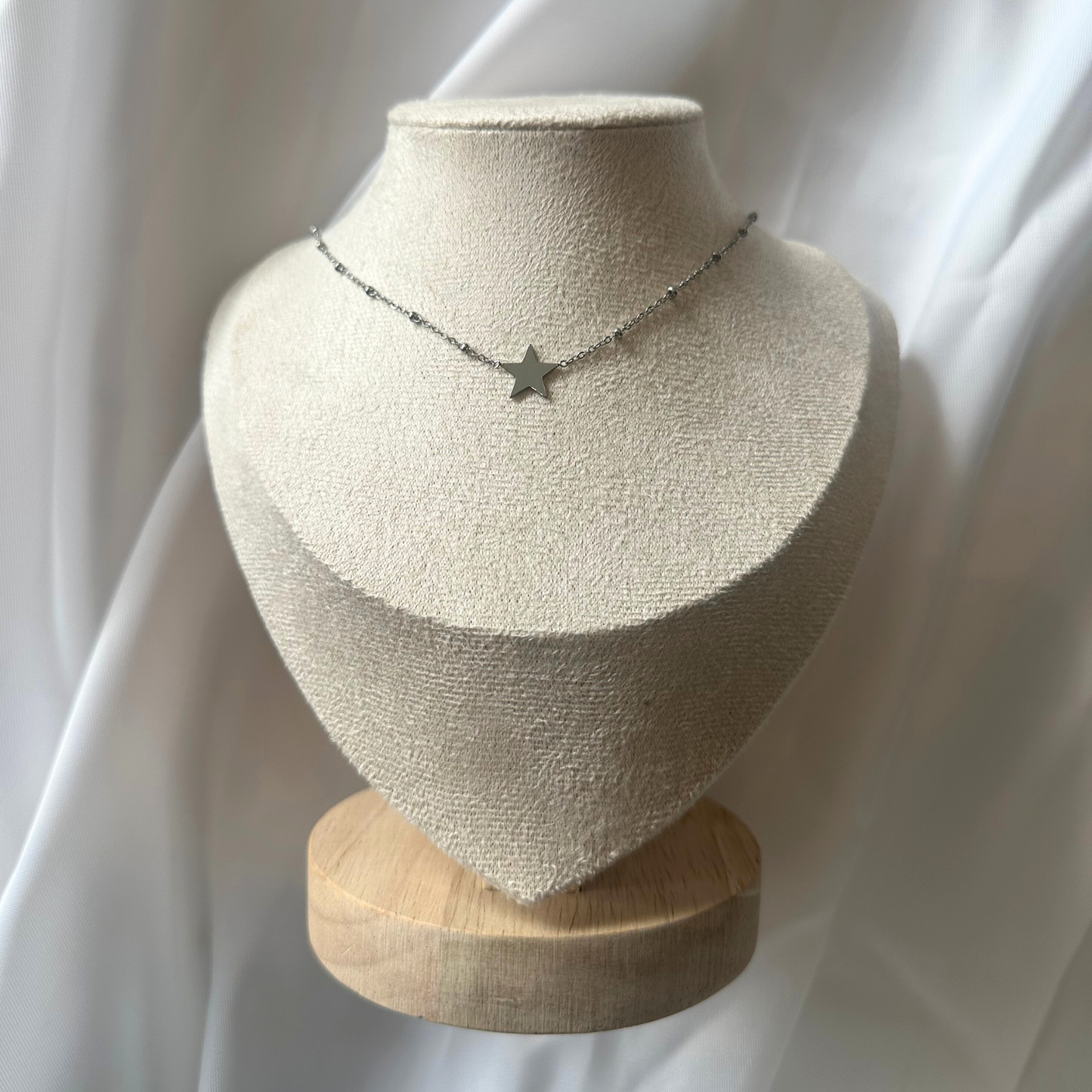 Collier étoile acier inoxydable - Los Angeles