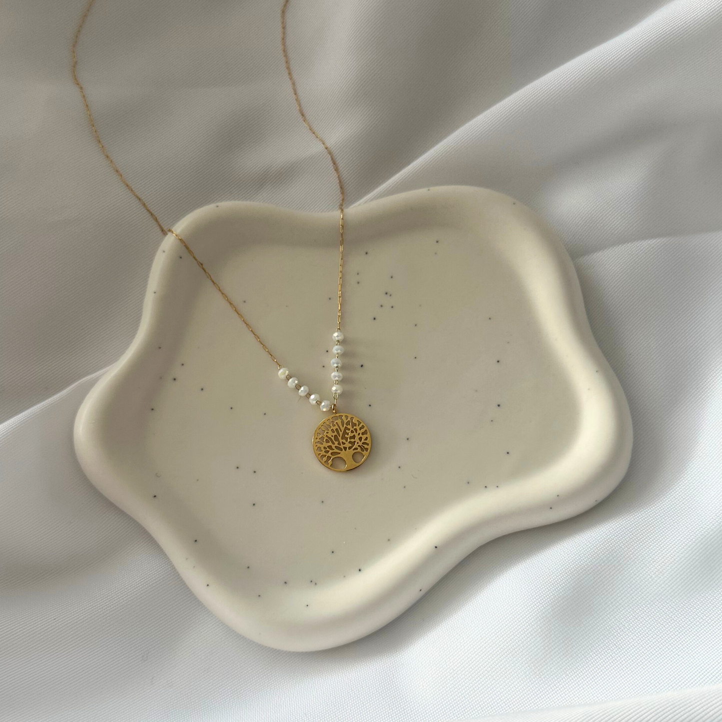 Collier arbre de vie acier inoxydable - Kyoto