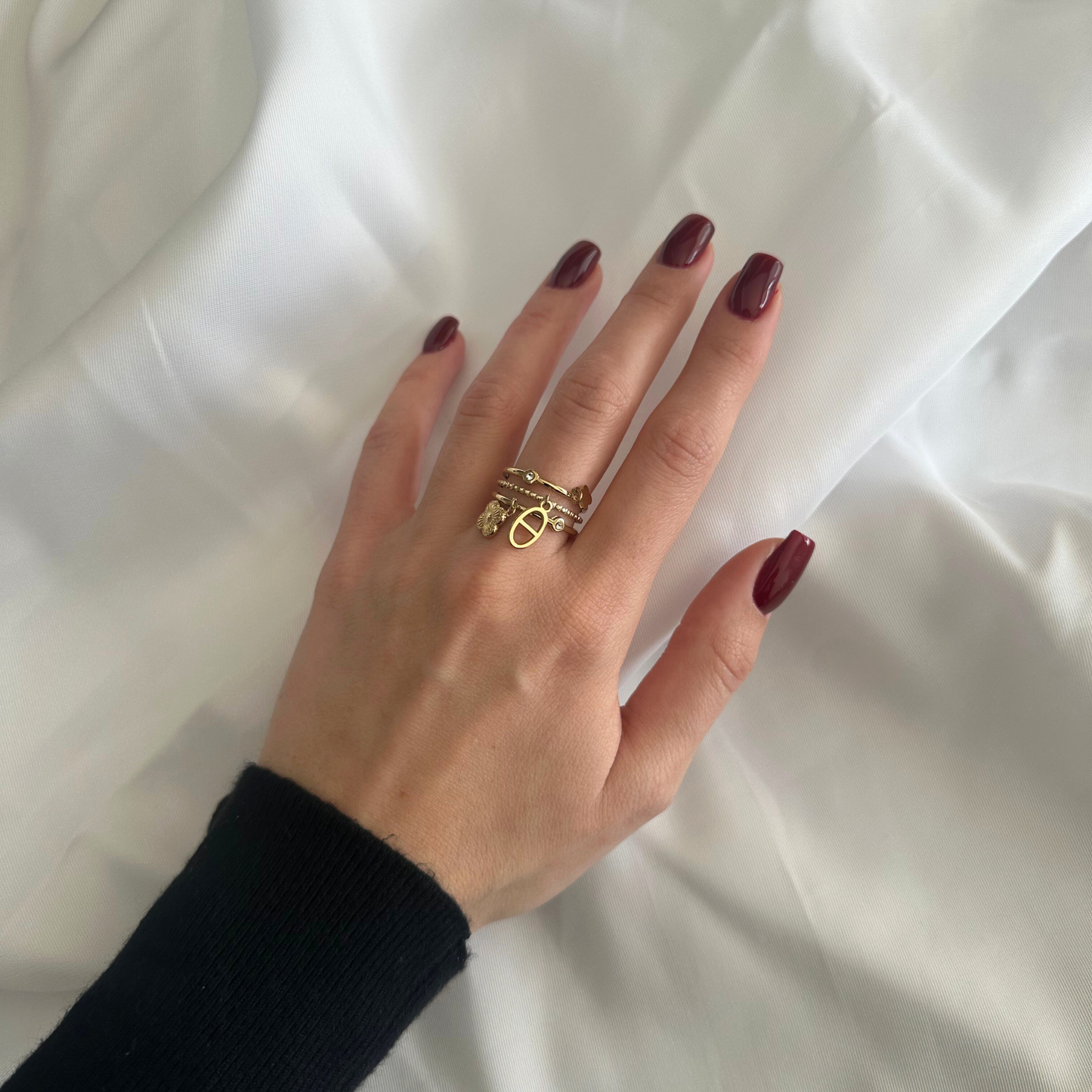 Bague acier inoxydable - Louxor