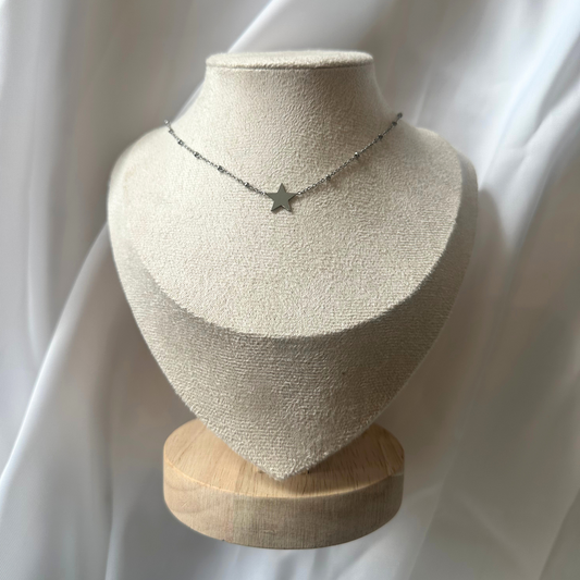 Collier étoile acier inoxydable - Los Angeles