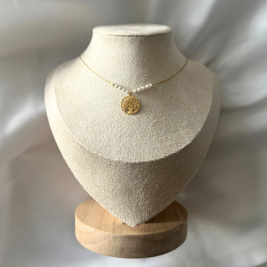 Collier arbre de vie acier inoxydable - Kyoto