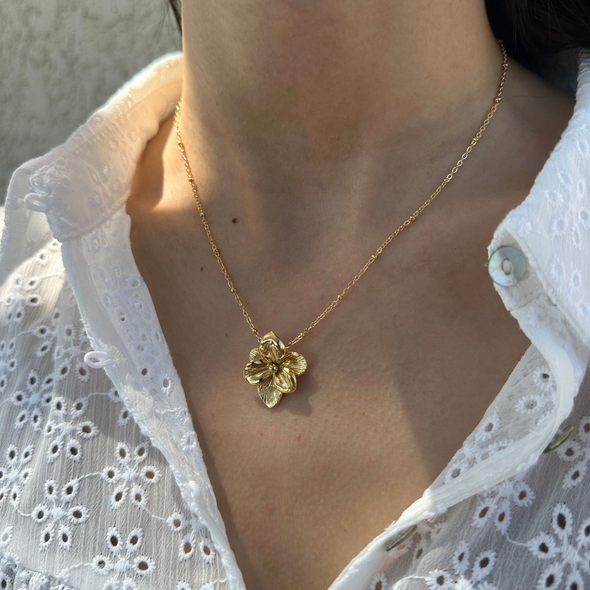 Collier acier inoxydable - Bali