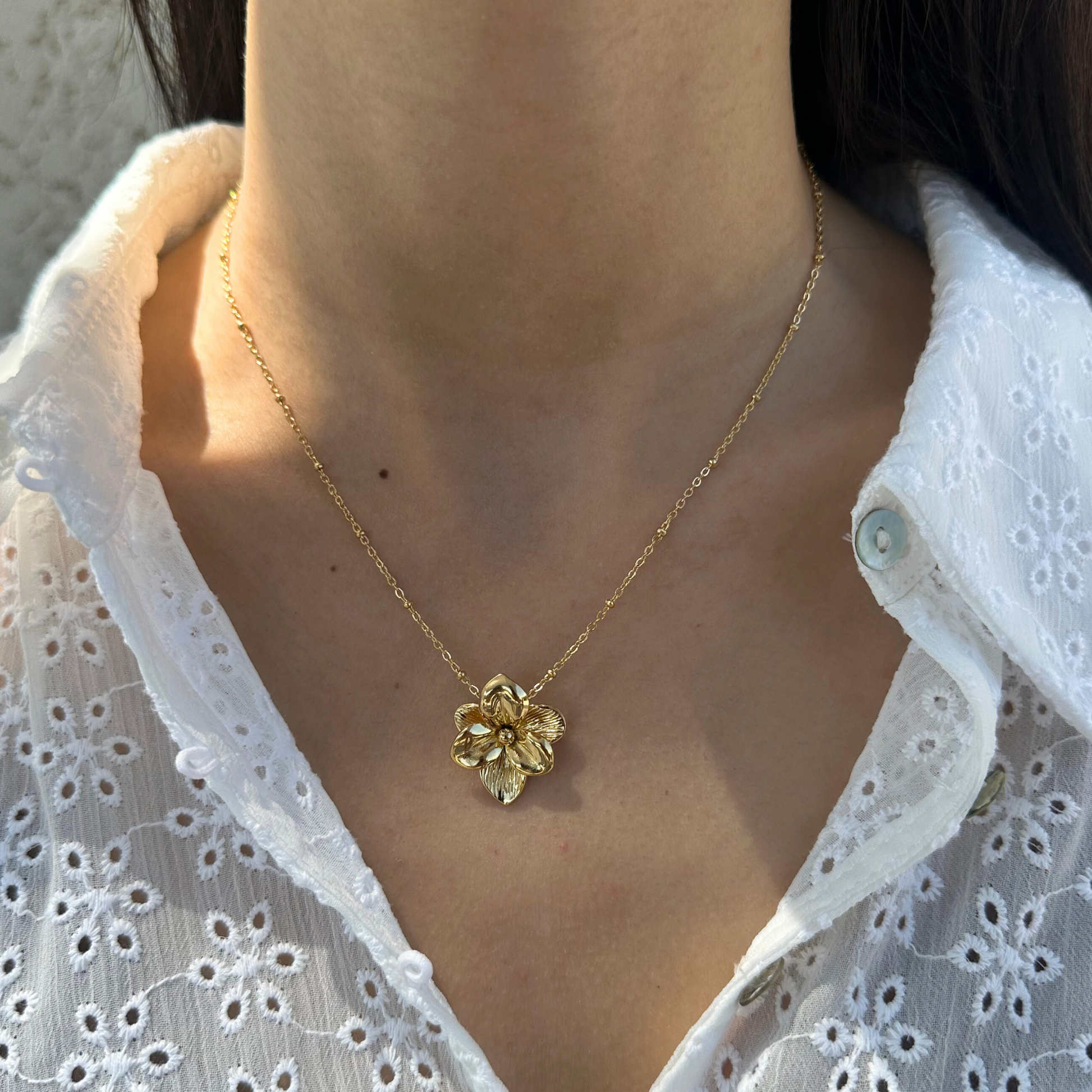 Collier acier inoxydable - Bali